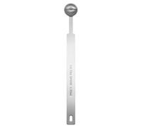 sourcing map Single Measuring Spoon 1/4tsp (1.25ml) Teaspoon/Tablespoon 430 Stainless Steel Single Tiny Square Bowl Measuring Spoon Long Handle Measure Scoop
