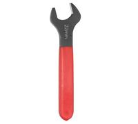 sourcing map Single Open End Wrench,22mm Metric,15 Degree Offset Angle | U-Shaped Open Ended Spanner Small Flat Head Blackening Wrench w/ Red Shank,for Automotive Repair Furniture Assembly
