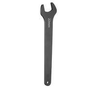 sourcing map Single Open End Wrench 22mm Metric 15 Degree Offset Angle U-Shaped Open Ended Spanner Small Flat Head Blackening Wrench with Straight Shank for Automotive Repair Furniture Assembly