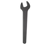 sourcing map Single Open End Wrench 35mm Metric 15 Degree Offset Angle U-Shaped Open Ended Spanner Small Flat Head Blackening Wrench with Straight Shank for Automotive Repair Furniture Assembly