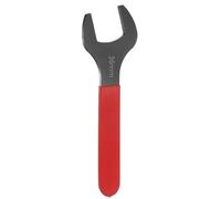 sourcing map Single Open End Wrench 36mm Metric 15 Degree Offset Angle U-Shaped Open Ended Spanner Small Flat Head Blackening Wrench with Red Shank for Automotive Repair Furniture Assembly