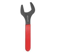 sourcing map Single Open End Wrench 40mm Metric 15 Degree Offset Angle U-Shaped Open Ended Spanner Small Flat Head Blackening Wrench with Red Shank for Automotive Repair Furniture Assembly