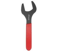 sourcing map Single Open End Wrench 41mm Metric 15 Degree Offset Angle U-Shaped Open Ended Spanner Small Flat Head Blackening Wrench with Red Shank for Automotive Repair Furniture Assembly