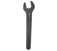 sourcing map Single Open End Wrench 51mm Metric 15 Degree Offset Angle U-Shaped Open Ended Spanner Small Flat Head Blackening Wrench with Straight Shank for Automotive Repair Furniture Assembly