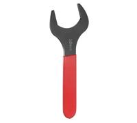 sourcing map Single Open End Wrench 58mm Metric 15 Degree Offset Angle U-Shaped Open Ended Spanner Small Flat Head Blackening Wrench with Red Shank for Automotive Repair Furniture Assembly