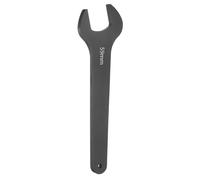 sourcing map Single Open End Wrench 59mm Metric 15 Degree Offset Angle U-Shaped Open Ended Spanner Small Flat Head Blackening Wrench with Straight Shank for Automotive Repair Furniture Assembly