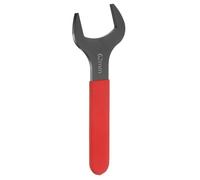 sourcing map Single Open End Wrench 62mm Metric 15 Degree Offset Angle U-Shaped Open Ended Spanner Small Flat Head Blackening Wrench with Red Shank for Automotive Repair Furniture Assembly