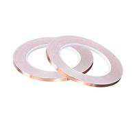 sourcing map Single-Sided Conductive Tape Copper Foil Tape Adhesive 5mm x 30m/98.4ft for Guitar,EMI Shielding Crafts, Electrical Repairs 2pcs