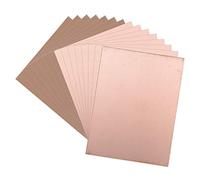 sourcing map Single-Sided Copper Clad Laminate PCB Circuit Board, FR4 100x75mm 3.94x2.95 inch, 1.5mm Thickness DIY Prototyping PCB Board, Name Board, 15pcs