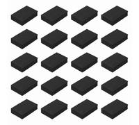 sourcing map Single Sided Speaker Isolation Pads, 60mmx40mmx15mm Square Black Non Slip EVA Acoustic Foam Pads Feet Anti-Vibration Base for Decks Speaker Subwoofer HiFi Sound System, Pack of 32