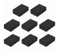 sourcing map Single Sided Speaker Isolation Pads, 60mmx40mmx20mm Square Black Non Slip EVA Acoustic Foam Pads Feet Anti-Vibration Base for Decks Speaker Subwoofer HiFi Sound System, Pack of 8
