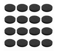 sourcing map Single Sided Speaker Isolation Pads, 70mmx12mm Round Black Non Slip EVA Acoustic Foam Pads Feet Anti-Vibration Base for Decks Speaker Subwoofer HiFi Sound System, Pack of 16