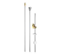sourcing map Sink Drain Repair Kit, 0.67" Sink Stopper Pull Rod Linkage Adjustable Center Pivot Ball Rod Brass Assembly for Bathroom Drain Replacement Parts, 17mm Ball