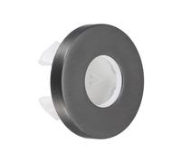 sourcing map Sink Overflow Ring, Universal Sink Overflow Drain Cover, Insert in Hole Single Layer Cap Round Caps for Bathroom Shower Room Kitchen Basin Wash Basin, Gray