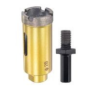 sourcing map Sintered Diamond Core Drill Bits 28mm Hole Saws with M10 Arbor Adapter for Masonry Porcelain Tile Marble Concrete Stone Brick