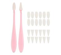 sourcing map Sketch Trimmer Erase Sponge Wiper, Oil Pastel Blending Pencils Drawing Tool with 20 Pcs Replacement Sponge Wipes for Shadowing Highlight Correcting (Pack of 2, Pink)