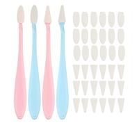 sourcing map Sketch Trimmer Erase Sponge Wiper, Oil Pastel Blending Pencils Drawing Tool with 40 Pcs Replacement Sponge Wipes for Shadowing Highlight Correcting (Pack of 4, Blue/Pink)
