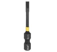 sourcing map SL3.5 Slotted Impact Screwdriver Bits 3.5mm Slotted Tip 1/4" Hex Shank 50mm (2") Long Magnetic Flat Head Phosphated S2 Steel Screw Driver Drill Bits Electric Power Tool