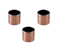 sourcing map Sleeve Bearing 25mm Bore x 28mm OD x 25mm Length Plain Bearings Wrapped Oilless Bushings 3pcs