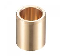 sourcing map Sleeve Bearings 15mm Bore 21mm OD 25mm Length Cast Brass Self-Lubricating Bushing
