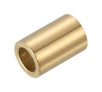 sourcing map Sleeve Bearings,16mm Bore x 22mm OD x 30mm Length Self-Lubricating Cast Brass Bushing Plain Shaft Bearings for Sliding Movements Parts of Machinery(Gold Tone)
