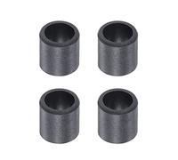 sourcing map Sleeve Bearings 6mm Bore 8mm OD 8mm Length POM Wrapped Oilless Bushings Black 4pcs