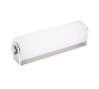 sourcing map Slide Gate Guide Roller, 150mm Nylon Sliding Gate Guider with C Post Welded Bracket, Ball Bearing Side Roller Assembly Screw Tightening for Sliding Door 48mm Dia, White