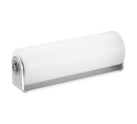 sourcing map Slide Gate Guide Roller, 150mm Nylon Sliding Gate Guider with C Post Welded Bracket, Ball Bearing Side Roller Assembly for Sliding Door 48mm Dia, White