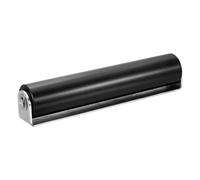 sourcing map Slide Gate Guide Roller, 250mm Nylon Sliding Gate Guider with C Post Welded Bracket, Ball Bearing Side Roller Assembly for Sliding Door 48mm Dia, Black