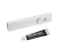sourcing map Slide Lock, 6 Inch Adhesive Security Barrel Slide Bolt Latch, Aluminum Alloy Sliding Bolt Locks for Flush or Recessed Doors, Screen, Window, Patio Doors, White