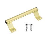 sourcing map Sliding Barn Door Handle, 20cm Aluminum Alloy Sliding Door Pull Handles with Screws Glass Door Pull for Patio Garages Shed Balcony Gate, Champagne