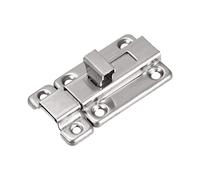 sourcing map Sliding Lock Barrel Bolt, 2-inch Stainless Steel Door Latch