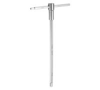 sourcing map Sliding T-Handle Hex Key Wrench 4mm/5mm/6mm CR-V Metric 3-Way Free Sliding Handle Sleeves for Home Repairs Mechanical Maintenance, Silver