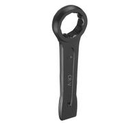 sourcing map Slogging Box End Striking Ring Wrench 40mm Metric CR-V Steel 12-Point Flat Strike Wrench Baking Paint Single Head Spanner Hand Tool for Mechanical Automotive Repair