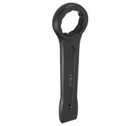 sourcing map Slogging Box End Striking Ring Wrench 41mm Metric CR-V Steel 12-Point Flat Strike Wrench Baking Paint Single Head Spanner Hand Tool for Mechanical Automotive Repair