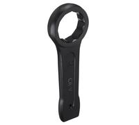sourcing map Slogging Box End Striking Ring Wrench 60mm Metric CR-V Steel 12-Point Flat Strike Wrench Baking Paint Single Head Spanner Hand Tool for Mechanical Automotive Repair