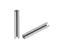 sourcing map Slotted Spring Pin - M1.5 x 16mm 304 Stainless Steel Split Spring Roll Dowel Pins Plain Finish 20Pcs