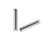 sourcing map Slotted Spring Pin - M3 x 16mm 304 Stainless Steel Split Spring Roll Dowel Pins Plain Finish 20Pcs