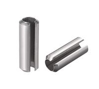 sourcing map Slotted Spring Pin - M8 x 35mm 304 Stainless Steel Split Spring Roll Dowel Pins Plain Finish 10Pcs