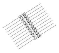 sourcing map Slow Blow Fuse Time Delay Axial Lead Glass Fuses 3.6mm X 10mm 250V T1A 10Pcs