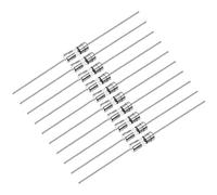 sourcing map Slow Blow Fuse Time Delay Axial Lead Glass Fuses 3.6mm X 10mm 250V T5A 20Pcs