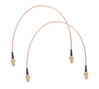 sourcing map SMA Antenna Extension Cable, 0.3M/1ft SMA Female Inner Hole to Female Inner Hole RG316 Low Loss Coaxial Cable Extender for 0-6G Network System WLAN Radio Antennas Jumper (2Pcs)