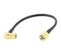 sourcing map SMA-J Male to SMB-KW Female RG174 Coaxial Cable Pigtail 15cm