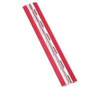 sourcing map Small Acrylic Hinges Plastic Self-Adhesive Clear Hinge 300 x 45 mm Continuous Piano Folding Hinges with Stainless Steel Shaft for Lid Crafts Display Stand