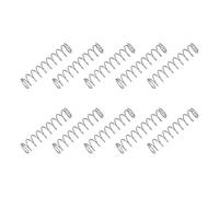 sourcing map Small Compression Spring 11 mm OD 1 mm Wire Diameter 50 mm Free Length 304 Stainless Steel Extension Spring for Shop Home Repairs DIY Projects (Silver Tone, Pack of 10)