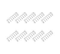 sourcing map Small Compression Spring 12 mm OD 0.7 mm Wire Diameter 35 mm Free Length 304 Stainless Steel Extension Spring for Shop Home Repairs DIY Projects (Silver Tone, Pack of 10)