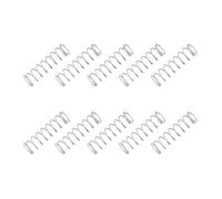 sourcing map Small Compression Spring 12 mm OD 0.7 mm Wire Diameter 45 mm Free Length 304 Stainless Steel Extension Spring for Shop Home Repairs DIY Projects (Silver Tone, Pack of 10)