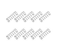 sourcing map Small Compression Spring 4 mm OD 0.35 mm Wire Diameter 10 mm Free Length 304 Stainless Steel Extension Spring for Shop Home Repairs DIY Projects (Silver Tone, Pack of 10)