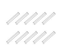 sourcing map Small Compression Spring 4 mm OD 0.35 mm Wire Diameter 20 mm Free Length 304 Stainless Steel Extension Spring for Shop Home Repairs DIY Projects (Silver Tone, Pack of 10)