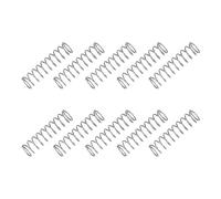 sourcing map Small Compression Spring 5 mm OD 0.45 mm Wire Diameter 20 mm Free Length 304 Stainless Steel Extension Spring for Shop Home Repairs DIY Projects (Silver Tone, Pack of 10)
